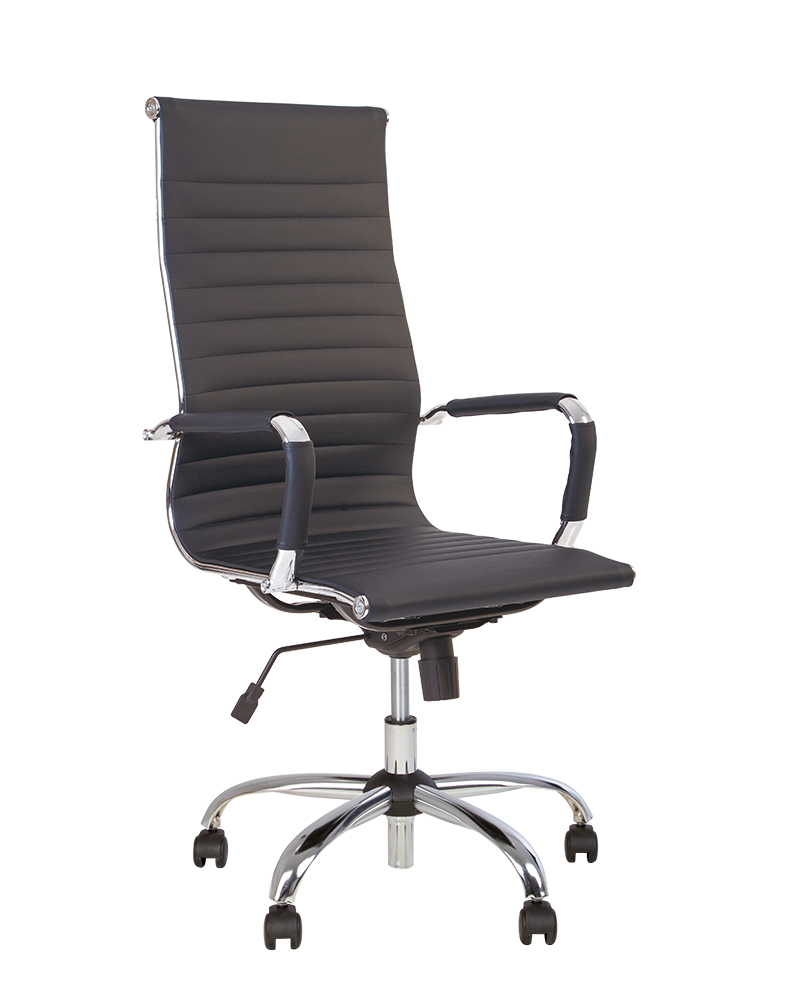 Крісло офісне NOWY STYL SLIM HB TILT CHR68 ECO-30 екошкіра, підлокітники